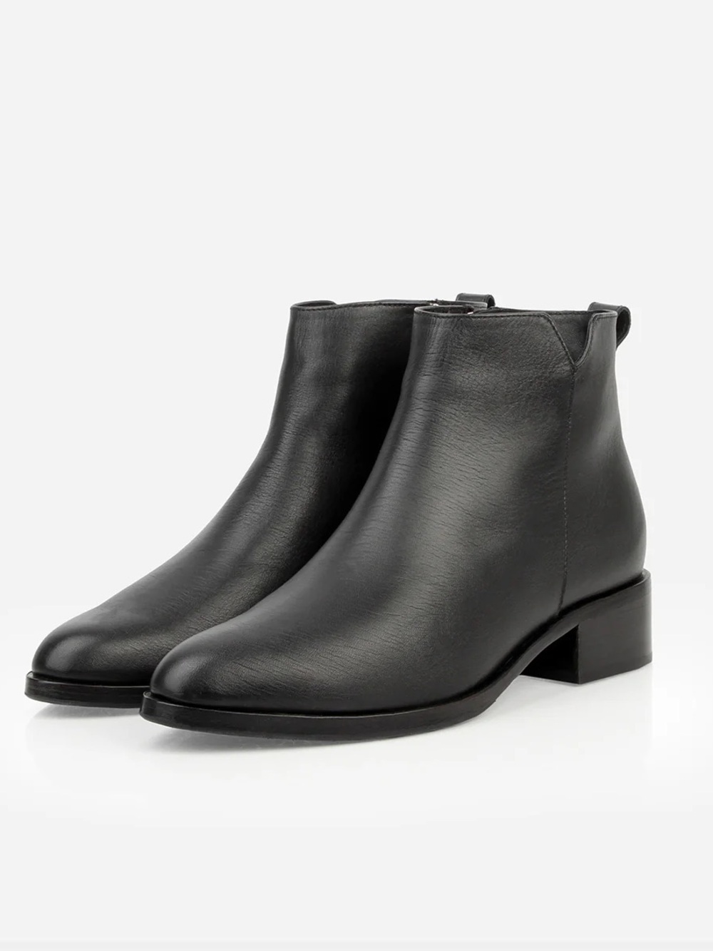 The Ali Ankle Boot Black by Poppy Barley